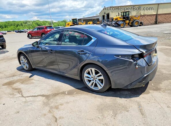 JTHC81F26M5043561 2021 LEXUS IS Gray უკანა მარცხენა