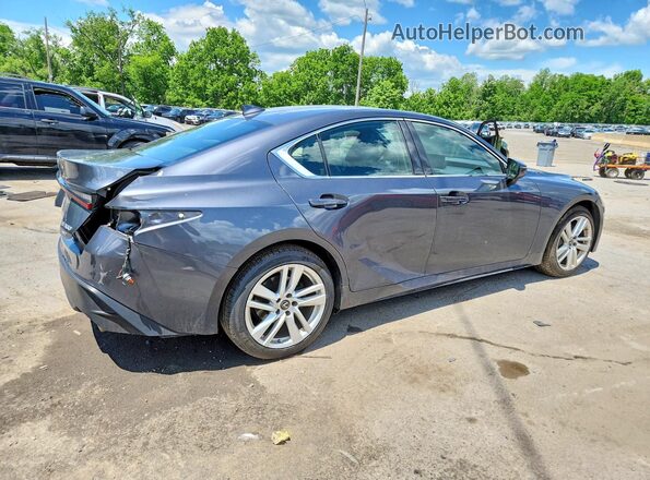 JTHC81F26M5043561 2021 LEXUS IS Gray უკანა მარჯვენა