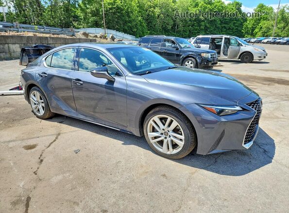 JTHC81F26M5043561 2021 LEXUS IS Gray წინა მარჯვენა