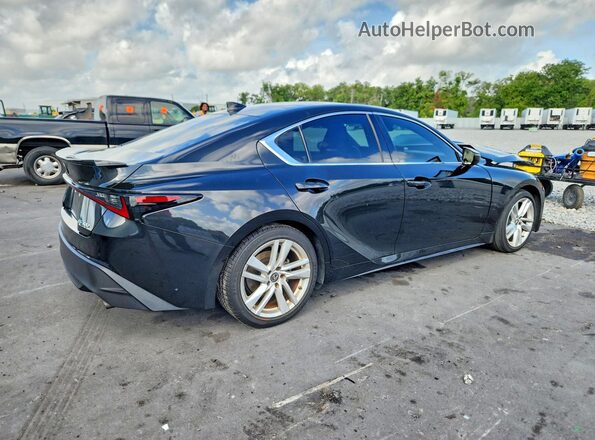 JTHCA1D24M5115753 2021 LEXUS IS Black Rear right