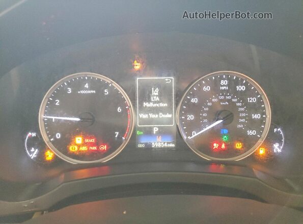 JTHCA1D26M5109663 2021 LEXUS IS Black ხელსაწყოთა პანელის ხედი