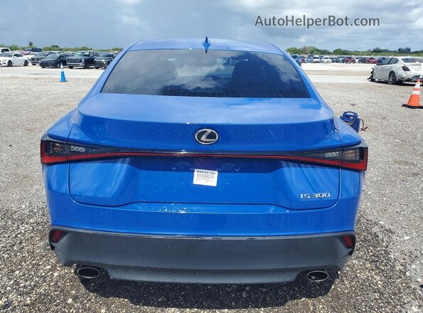 JTHCA1D29R5130143 2024 LEXUS IS Blue Vista trasera