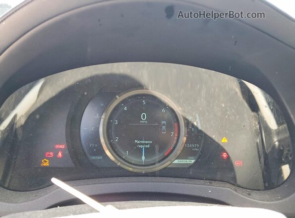 JTHCE1D26G5010818 2016 LEXUS IS Silver Instrument cluster view