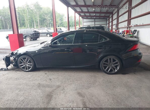JTHCE1D27H5014376 2017 LEXUS IS 350 Black Սալոնի 360 աստիճան տեսք