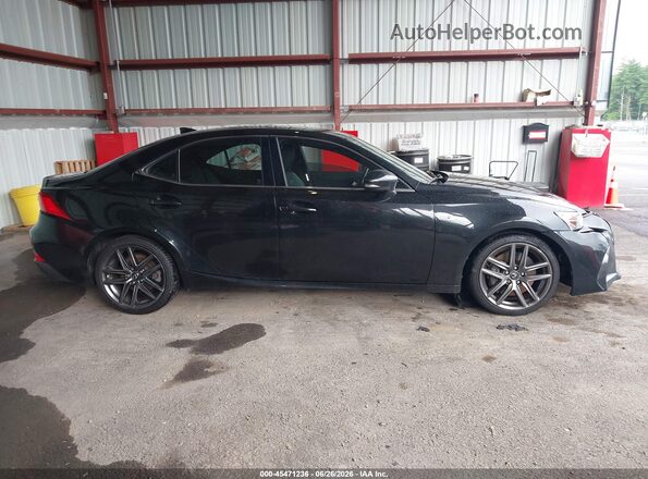 JTHCE1D27H5014376 2017 LEXUS IS 350 Black Սալոնի հետևի տեսք