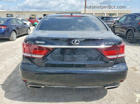 JTHCL5EF7G5027254 2016 LEXUS LS Black Вид ззаду