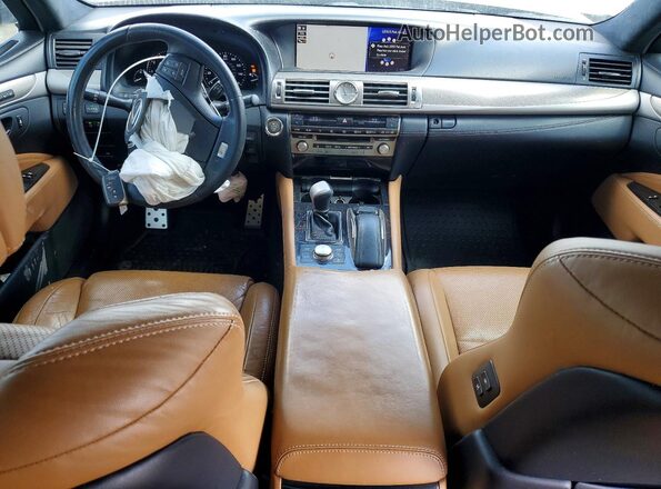 JTHCL5EF7G5027254 2016 LEXUS LS Black Вид панелі приладів