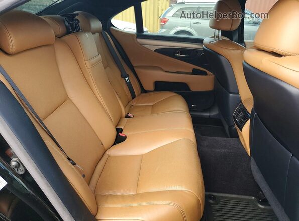 JTHCL5EF7G5027254 2016 LEXUS LS Black Вид задніх сидінь