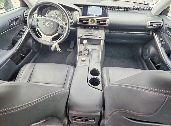 JTHCM1D21G5012916 2016 LEXUS IS Gray Dashboard view