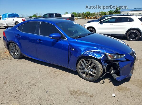 JTHCM1D24H5016492 2017 LEXUS IS Blue Przód prawy