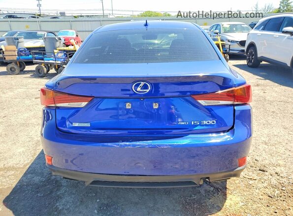 JTHCM1D24H5016492 2017 LEXUS IS Blue Widok z tyłu
