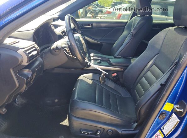 JTHCM1D24H5016492 2017 LEXUS IS Blue Widok wnętrza z przodu