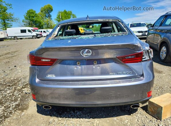 JTHCM1D25G5002681 2016 LEXUS IS Gray 