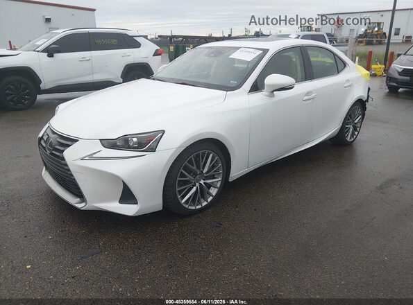 JTHCM1D25H5015108 2017 LEXUS IS 300 White Առջևի ձախ երեք քառորդ տեսարան