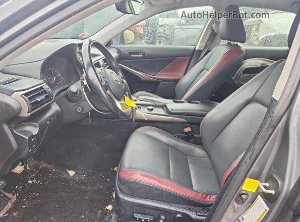 JTHCM1D25H5022186 2017 LEXUS IS Gray Front interior view