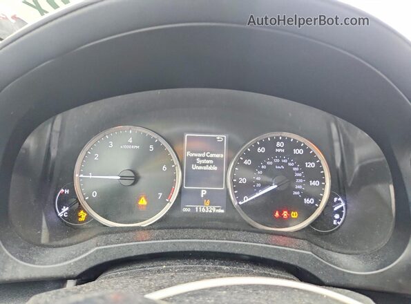 JTHCM1D25H5022186 2017 LEXUS IS Gray Instrument cluster view