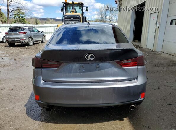 JTHCM1D26G5007985 2016 LEXUS IS Gray Widok z tyłu