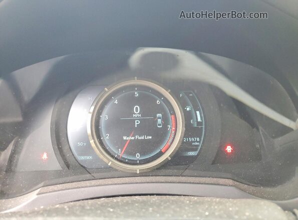 JTHCM1D26G5007985 2016 LEXUS IS Gray Widok zestawu wskaźników