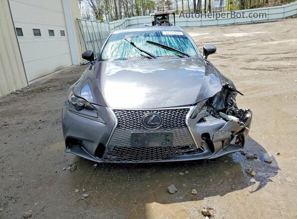 JTHCM1D26G5007985 2016 LEXUS IS Gray Widok z przodu