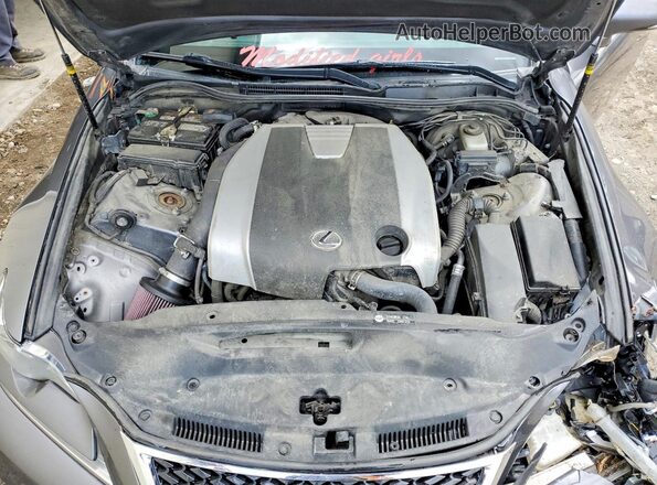 JTHCM1D26G5007985 2016 LEXUS IS Gray Widok wnętrza z tyłu