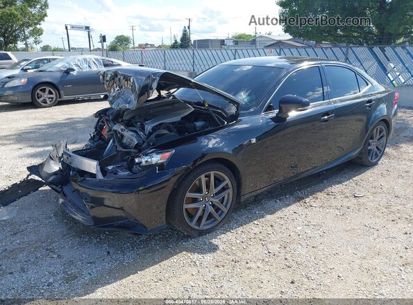 JTHCM1D27G5011947 2016 LEXUS IS 300 Black წინა მარცხენა ხედი სამი მეოთხედიდან