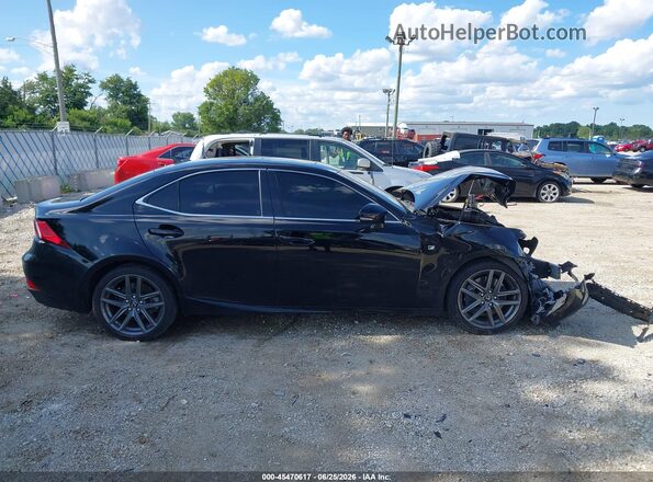 JTHCM1D27G5011947 2016 LEXUS IS 300 Black უკანა სალონის ხედი