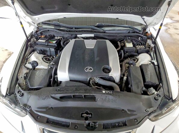 JTHCM1D27H5018222 2017 LEXUS IS White Widok wnętrza z tyłu
