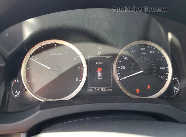 JTHCM1D28G5012816 2016 LEXUS IS Black Instrument cluster view