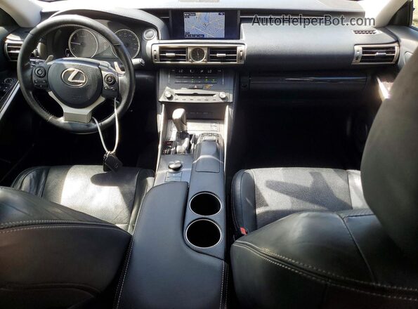 JTHCM1D28G5012816 2016 LEXUS IS Black Dashboard view