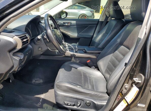 JTHCM1D28G5012816 2016 LEXUS IS Black Front interior view