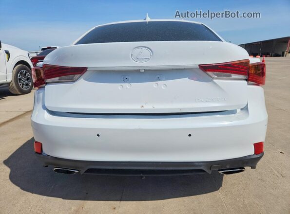 JTHCM1D28H5018536 2017 LEXUS IS White Հետևի տեսք