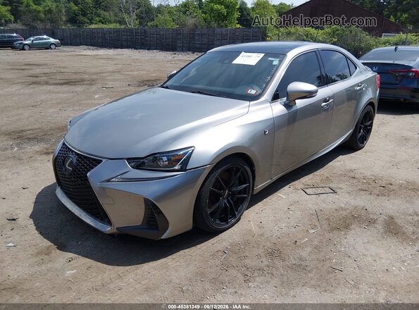 JTHCM1D2XH5023012 2017 LEXUS IS 300 Gray Vista tres cuartos delantera izquierda