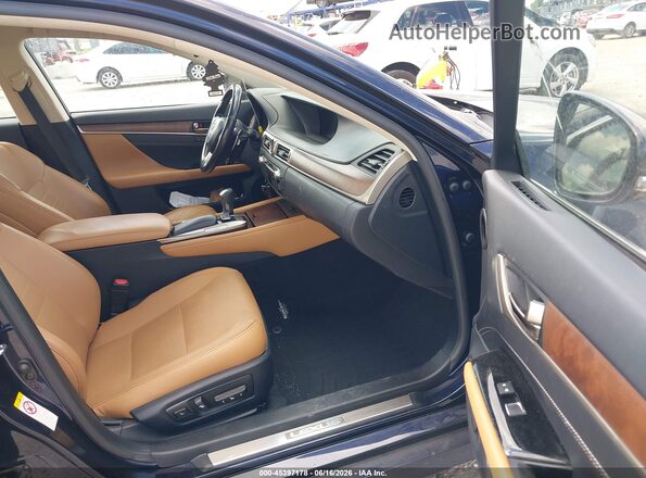 JTHCZ1BL1GA001385 2016 LEXUS GS 350 Navy წინა სალონის ხედი