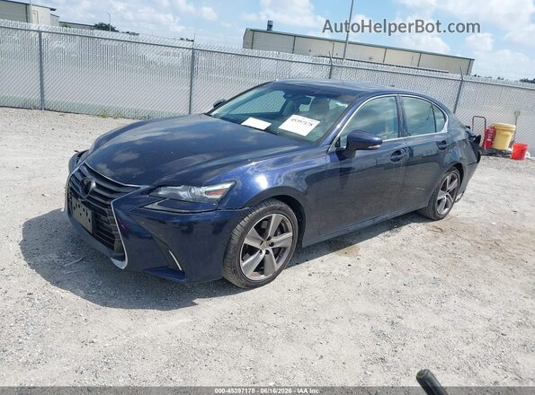JTHCZ1BL1GA001385 2016 LEXUS GS 350 Navy წინა მარცხენა ხედი სამი მეოთხედიდან
