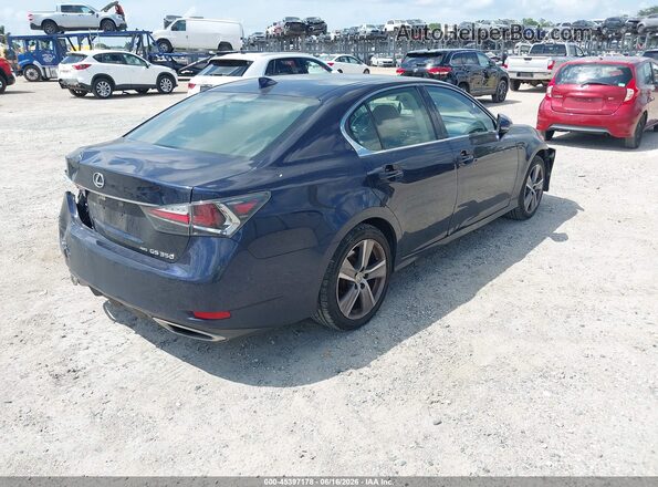 JTHCZ1BL1GA001385 2016 LEXUS GS 350 Navy უკანა მარჯვენა