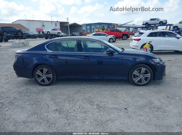 JTHCZ1BL1GA001385 2016 LEXUS GS 350 Navy უკანა სალონის ხედი