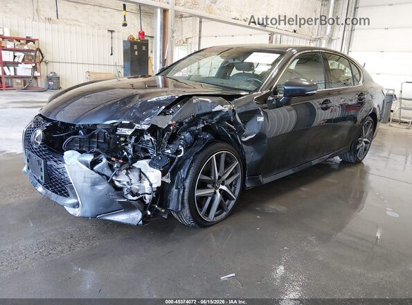 JTHCZ1BL2JA008756 2018 LEXUS GS 350 Gray Առջևի ձախ երեք քառորդ տեսարան