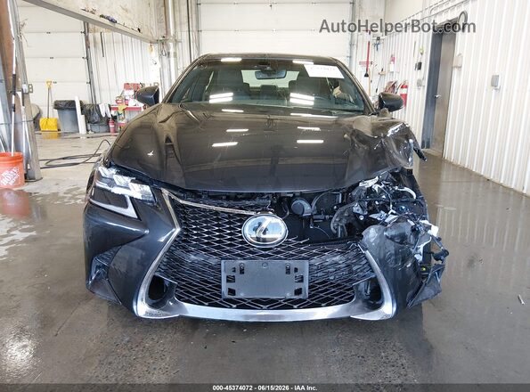 JTHCZ1BL2JA008756 2018 LEXUS GS 350 Gray Առջևի վահանակի տեսք