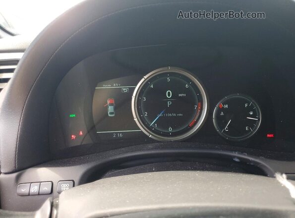 JTHCZ1BL2JA009311 2018 LEXUS GS White Vista del cuadro de instrumentos