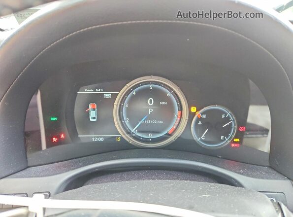 JTHCZ1BL3JA009267 2018 LEXUS GS Black Instrument cluster view