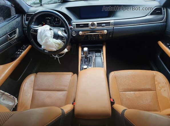JTHCZ1BL3JA009267 2018 LEXUS GS Black Dashboard view