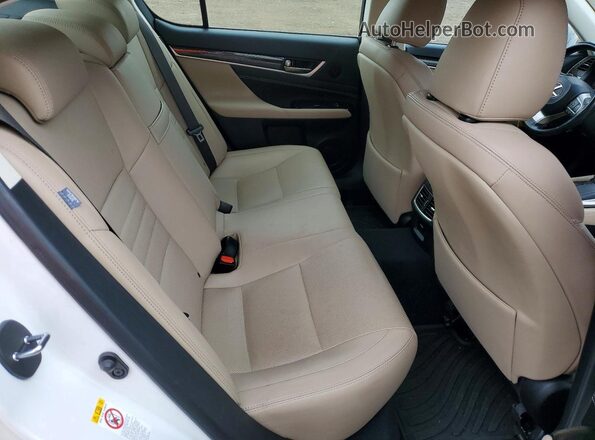 JTHCZ1BL5GA002460 2016 LEXUS GS White Вид задніх сидінь