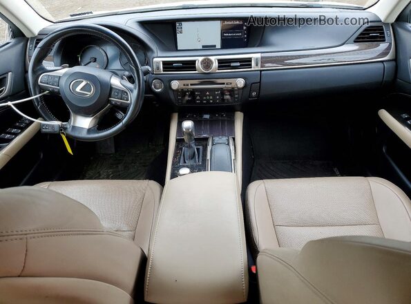 JTHCZ1BL5GA002460 2016 LEXUS GS White Вид панелі приладів