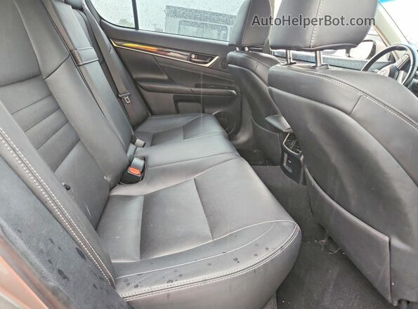 JTHCZ1BL5GA004371 2016 LEXUS GS Silver Rear seats view
