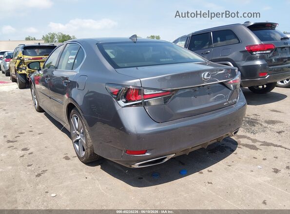 JTHCZ1BL6GA000409 2016 LEXUS GS 350 Gray Rear left