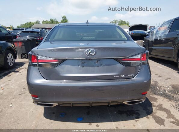 JTHCZ1BL6GA000409 2016 LEXUS GS 350 Gray 