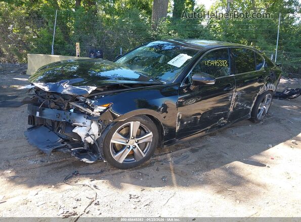 JTHCZ1BL6HA005014 2017 LEXUS GS 350 Black წინა მარცხენა ხედი სამი მეოთხედიდან