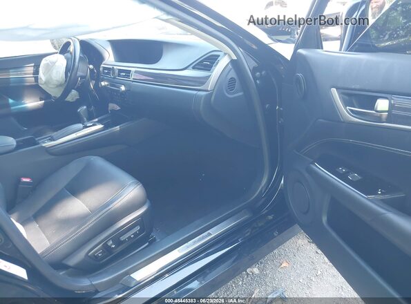 JTHCZ1BL6HA005014 2017 LEXUS GS 350 Black წინა სალონის ხედი