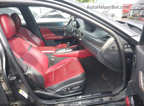 JTHCZ1BL7HA005233 2017 LEXUS GS 350 Gray Front interior view