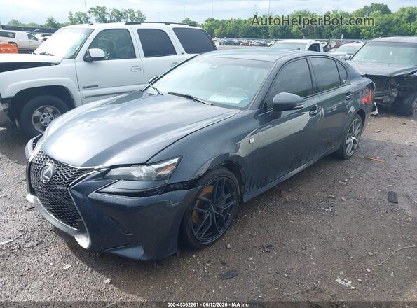 JTHCZ1BL7HA005233 2017 LEXUS GS 350 Gray Front left